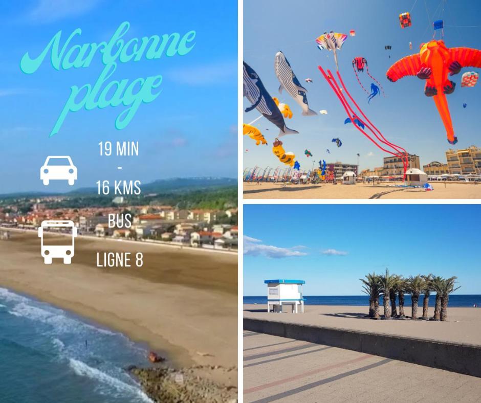 Le Spacieux Anatole, T3 Bis, Centre Ville Narbonne Kültér fotó